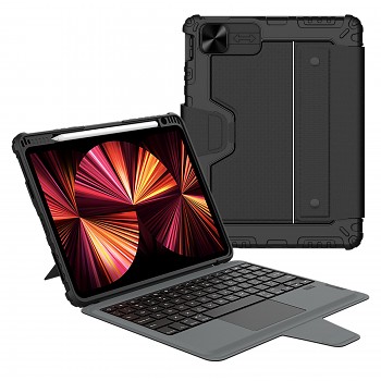 Nillkin pouzdro s klávesnicí Bumper Combo pro iPad Air 4 / 5 / 10.9 2020 / 11 2024 / 2025 / 2026 / Pro 11 2020 / 2021 / 2022, černé