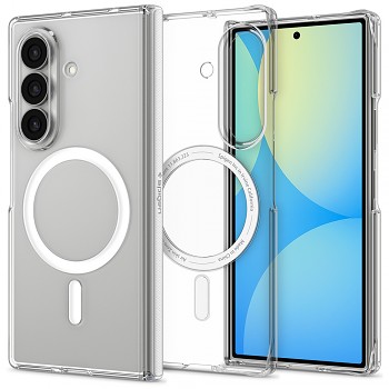 Spigen kryt Air Skin Zero MagSafe pro Samsung Galaxy Z Fold8 Ultra, transparentní s bílými prvky