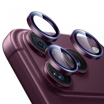 ESR ochranná skla objektivu Armorite pro iPhone 18 Pro / iPhone 18 Pro Max, tmavě vínové