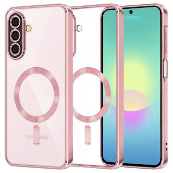 Techsuit kryt Luxury Crystal MagSafe pro Samsung Galaxy A27 5G, růžový