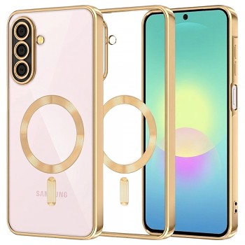 Techsuit kryt Luxury Crystal MagSafe pro Samsung Galaxy A27 5G, zlatý