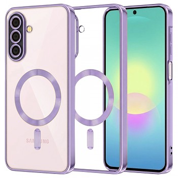 Techsuit kryt Luxury Crystal MagSafe pro Samsung Galaxy A27 5G, světle fialový
