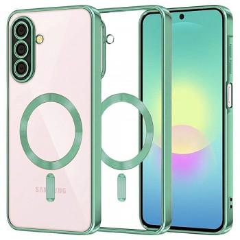 Techsuit kryt Luxury Crystal MagSafe pro Samsung Galaxy A27 5G, světle zelený
