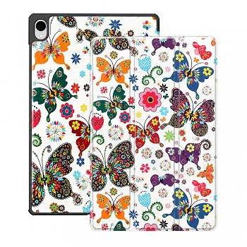 Techsuit pouzdro FoldPro pro Samsung Galaxy Tab S12 Plus, s motivem motýla