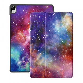 Techsuit pouzdro FoldPro pro Samsung Galaxy Tab S12 Plus, s galaktickým motivem
