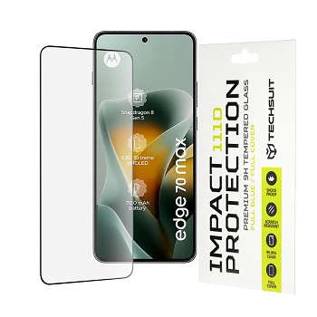 Techsuit ochranné sklo 111D Full Cover / Full Glue pro Motorola Edge 70 Max, černé