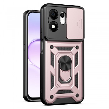 Techsuit kryt CamShield Series pro Honor 600 Smart, růžově zlatý