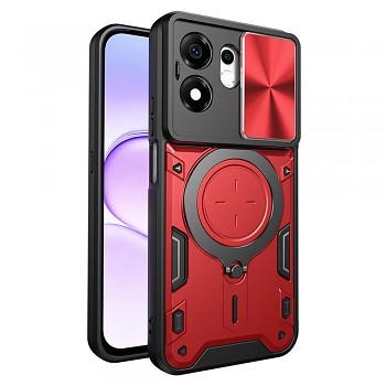 Techsuit kryt CamGuard Pro pro Honor 600 Smart, červený