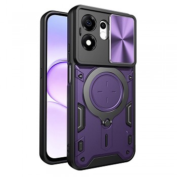 Techsuit kryt CamGuard Pro pro Honor 600 Smart, fialový