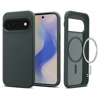 Spigen kryt Liquid Air MagSafe pro Google Pixel 11 Pro, tmavě zelený