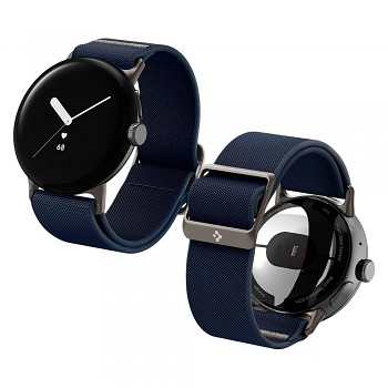 Spigen řemínek Lite Fit pro Google Pixel Watch 5 / Watch 4 / Watch 3 / Watch 2 / Watch 1 41 mm, námořnicky modrý