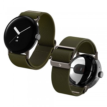 Spigen řemínek Lite Fit pro Google Pixel Watch 5 / Watch 4 / Watch 3 / Watch 2 / Watch 1 41 mm, khaki