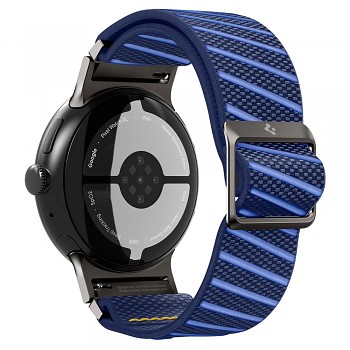 Spigen řemínek Lite Fit X pro Google Pixel Watch 5 / Watch 4 / Watch 3 / Watch 2 / Watch 1 41 mm, borůvkově modrý