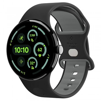 Spigen řemínek Nano Pop pro Google Pixel Watch 5 / Watch 4 / Watch 3 / Watch 2 / Watch 1 41 mm, černý sezam