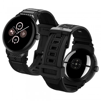 Spigen řemínek Rugged Band pro Google Pixel Watch 5 / Watch 4 / Watch 3 / Watch 2 / Watch 1 41 mm, černý