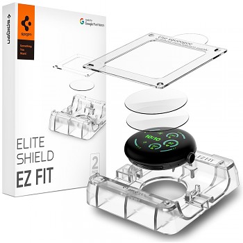 Spigen ochranné fólie Elite Shield EZ Fit (2 ks) pro Google Pixel Watch 5 / Watch 4 / Watch 3 41 mm, transparentní