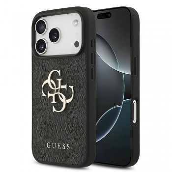 Guess pevný kryt 4G Big Logo pro iPhone 18 Pro Max, černý