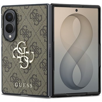 Guess pevný kryt 4G Big Logo pro Samsung Galaxy Z Fold8, hnědý
