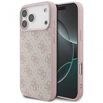 Guess pevný kryt 4G Classic Logo pro iPhone 18 Pro Max, růžový