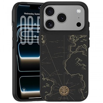 Benks kevlarový kryt ArmorEdge X1 Air Navigator pro iPhone 18 Pro / 17 Pro, černý