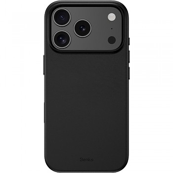Benks kryt Magnetic Vita Pro Silicone s tlačítkem Camera Control pro iPhone 18 Pro Max / 17 Pro Max, černý