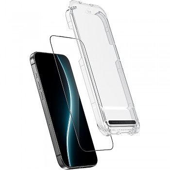 Benks ochranné tvrzené sklo Glass Warrior se safírovou vrstvou pro iPhone 18 Pro Max / 17 Pro Max, černé