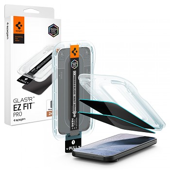 Spigen ochranná tvrzená skla Glas.tR EZ-FIT Pro (2 ks) pro Google Pixel 11 Pro XL / 10 Pro XL / 9 Pro XL s privátním filtrem