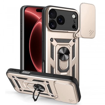 Techsuit kryt CamShield Series pro iPhone 18 Pro Max / iPhone 17 Pro Max, zlatý