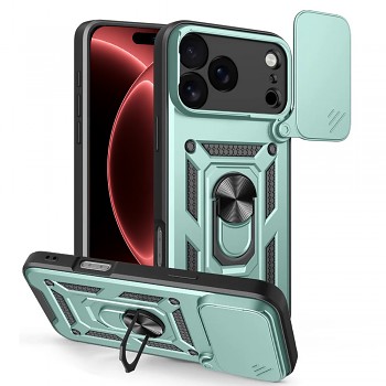 Techsuit kryt CamShield Series pro iPhone 18 Pro / iPhone 17 Pro, zelený