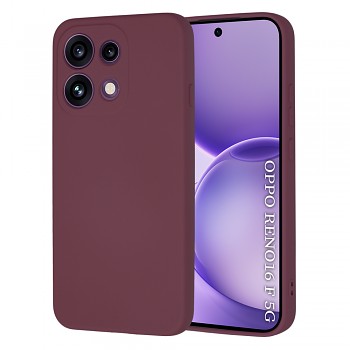Techsuit silikonový kryt SoftFlex pro Oppo Reno16 F / Reno16 FS, švestkově červený