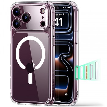 ESR kryt Classic Hybrid HaloLock pro iPhone 18 Pro Max / iPhone 17 Pro Max, transparentní