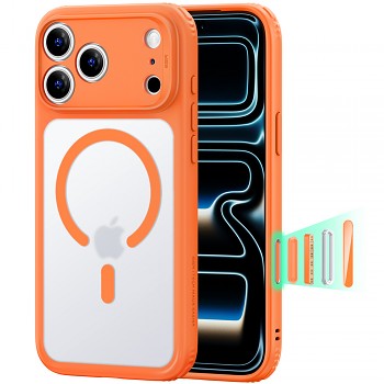 ESR kryt Classic Hybrid HaloLock pro iPhone 18 Pro / iPhone 17 Pro, matně oranžový