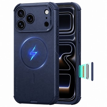 ESR kryt Cyber HaloLock pro iPhone 18 Pro Max / iPhone 17 Pro Max, námořnicky modrý