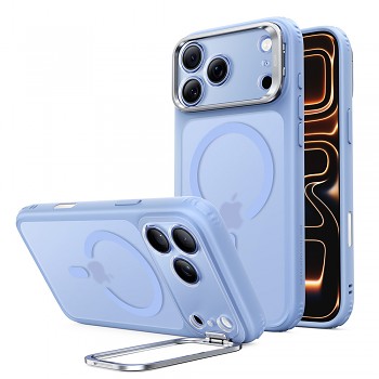 ESR kryt Classic Hybrid HaloLock se stojánkem pro iPhone 18 Pro / iPhone 17 Pro, matně světle modrý
