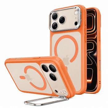 ESR kryt Classic Hybrid HaloLock se stojánkem pro iPhone 18 Pro Max / iPhone 17 Pro Max, matně oranžový