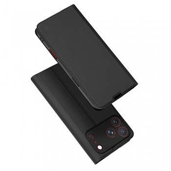 Techsuit pouzdro Magskin Book pro iPhone 18 Pro Max / iPhone 17 Pro Max černé