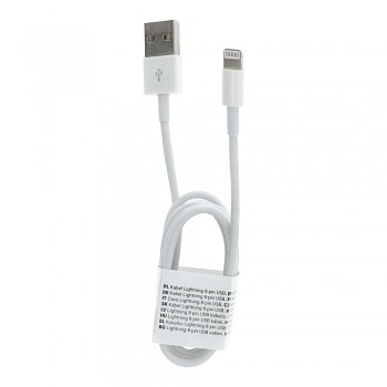 Kabel USB-A na Lightning C601 1 m bílý