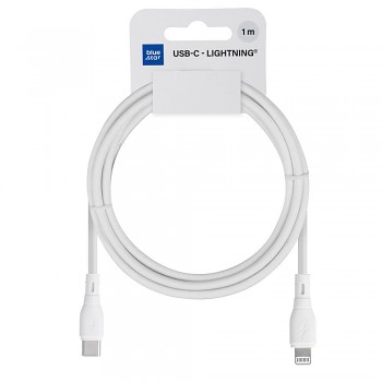 Kabel USB-C do Lightning Blue Star 2.4A 27W ECO 1 m PJ72-18-3 bílý