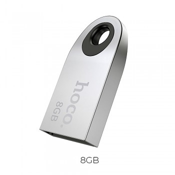 Flash disk 8GB USB 2.0 (USB-A) Hoco mini UD9 stříbrná