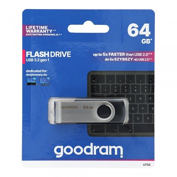 Flash disk GOODRAM UTS3 64 GB USB 3.2