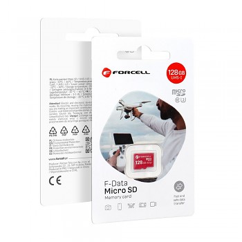 FORCELL F-DATA paměťová karta 128GB UHS-I U3 class 10