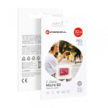 FORCELL F-DATA paměťová karta 32GB UHS-I U3 class 10