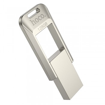 Flash disk Hoco UD16 USB 3.0 USB-A 128 GB niklový