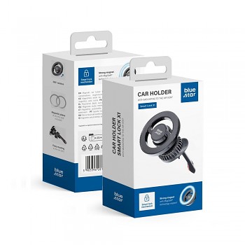 Magnetický držák telefonu do auta kompatibilní s Magsafe Blue star SMART LOCK X1 větrací mřížku černý