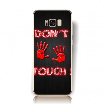 Zadní kryt na Samsung S8 Plus Don't touch red