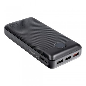 Powerbank Veger L30 (W3008PD) PD QC3.0 3A 20W 30000 mAh černá