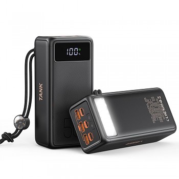 Powerbank Veger Tank Boost (W5001C) PD QC3.0 5A 130W 56000 mAh černá
