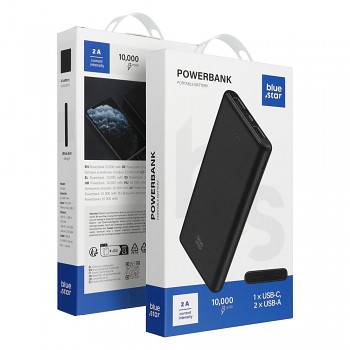 Powerbank Blue Star W1061 2A 10000 mAh černá