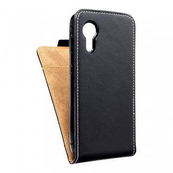 Svislé knížkové pouzdro pro Samsung Xcover 5 Slim Flexi Fresh czarne