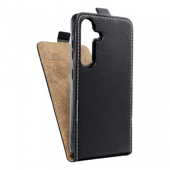 Svislé knížkové pouzdro pro Samsung S24 Slim Flexi Fresh czarne